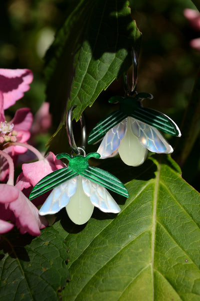 Firefly Glow In The Dark (Silver hoop)
