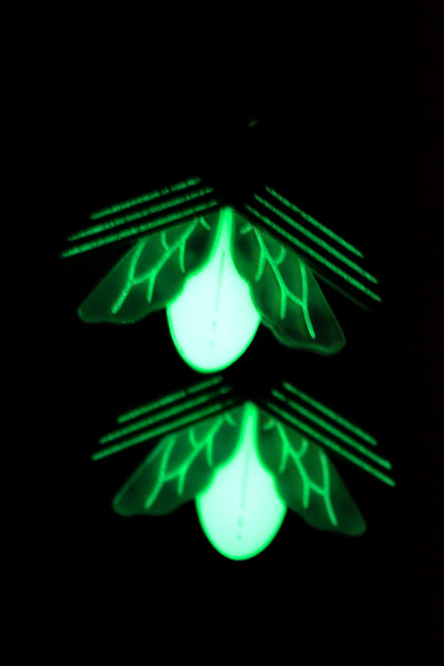 Firefly Glow In The Dark (Silver hoop)