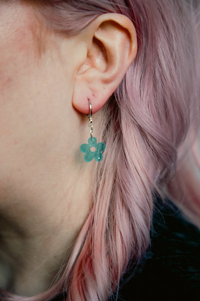 Glitter Flower (Blue)