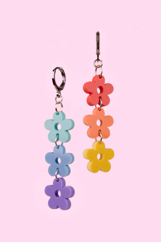 Flower Pastel Rainbow Stack