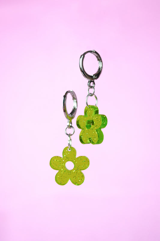 Glitter Flower (Green)