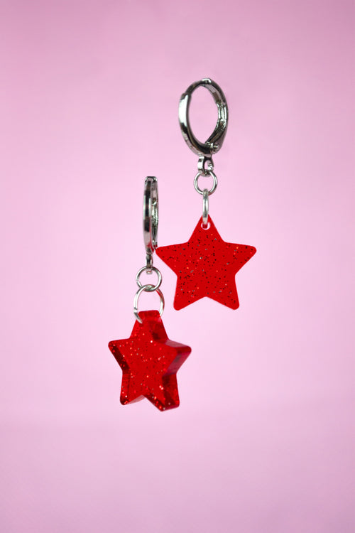 Glitter Star (Red)