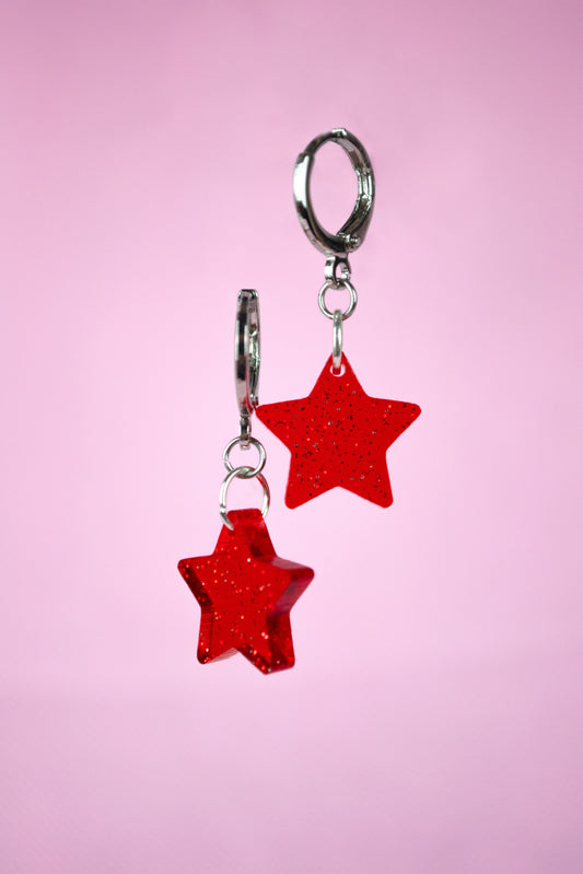 Glitter Star (Red)