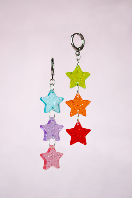 Star Glitter Rainbow Stack
