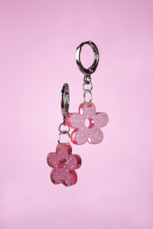 Glitter Flower (Pink)
