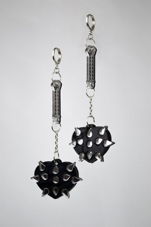 Conqueror Black Mace (Silver Hoop)