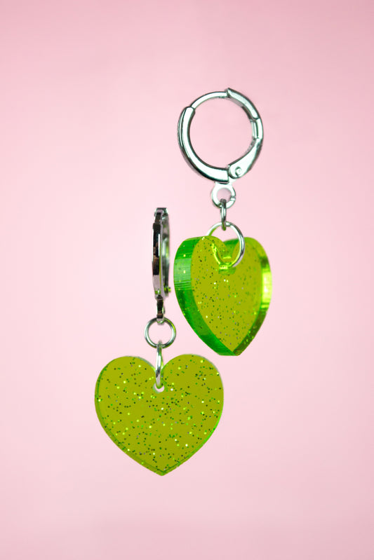 Glitter Heart (Green)