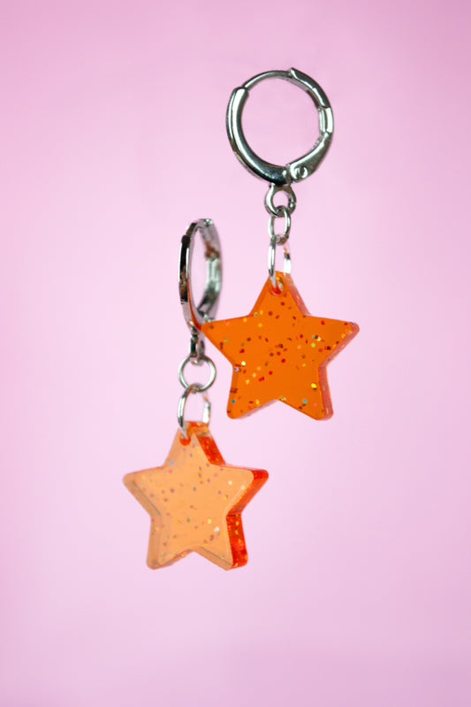 Glitter Star (Orange)