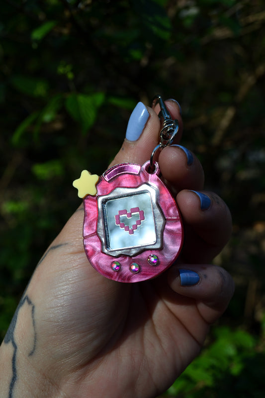 Pink Pocket Pal Keyring