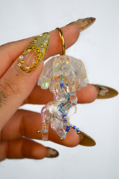 Sea Jelly (Gold Hoop)