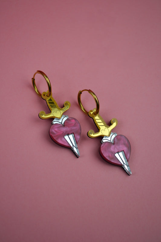 Pink Slayer (Gold Hoop)