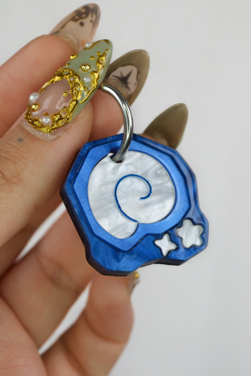 I Dug Up A Fossil! (Silver hoop)