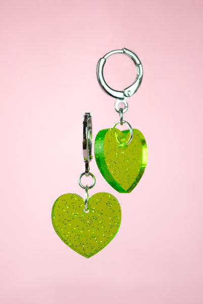 Glitter Heart (Green)