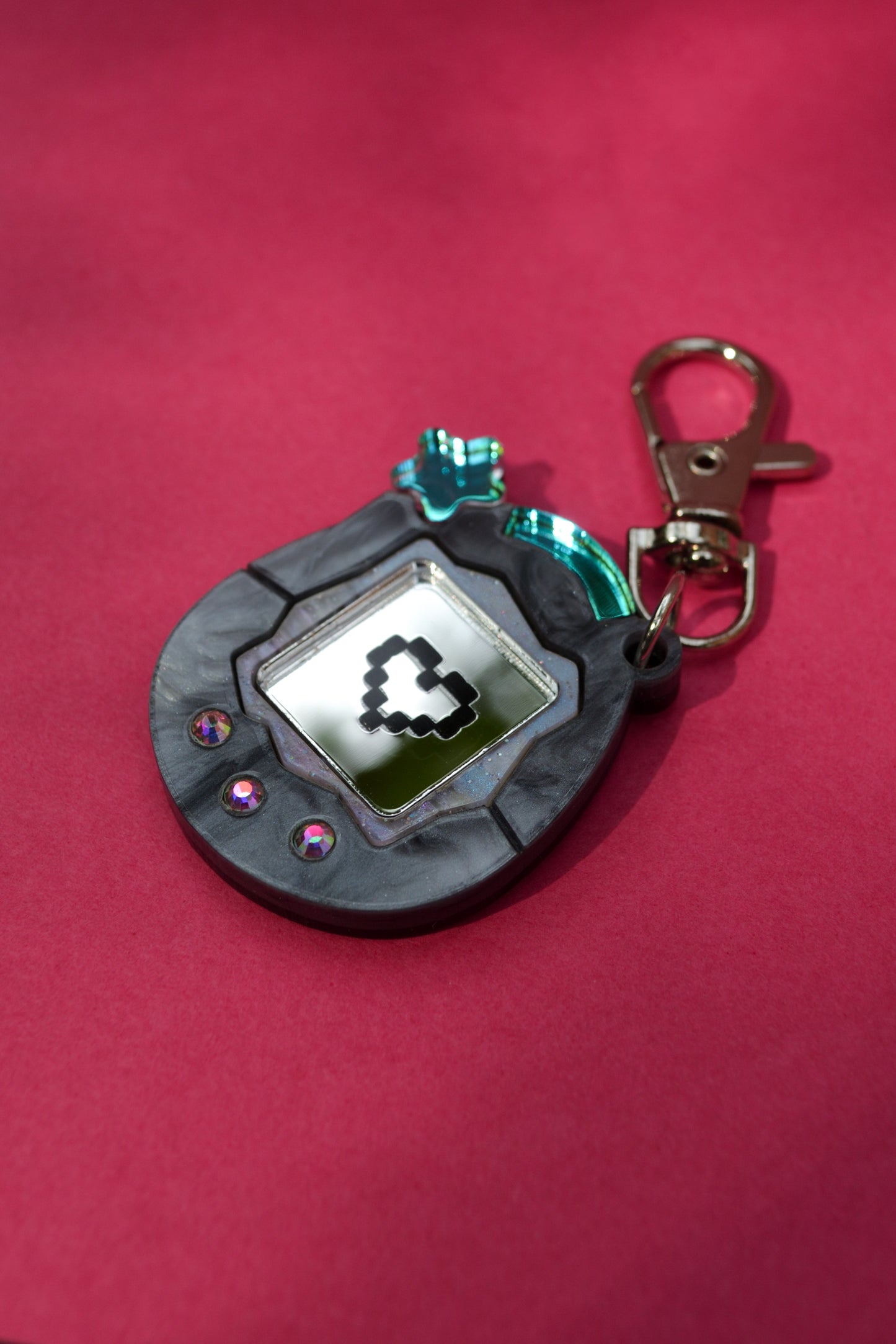 Grey Pocket Pal Keyring