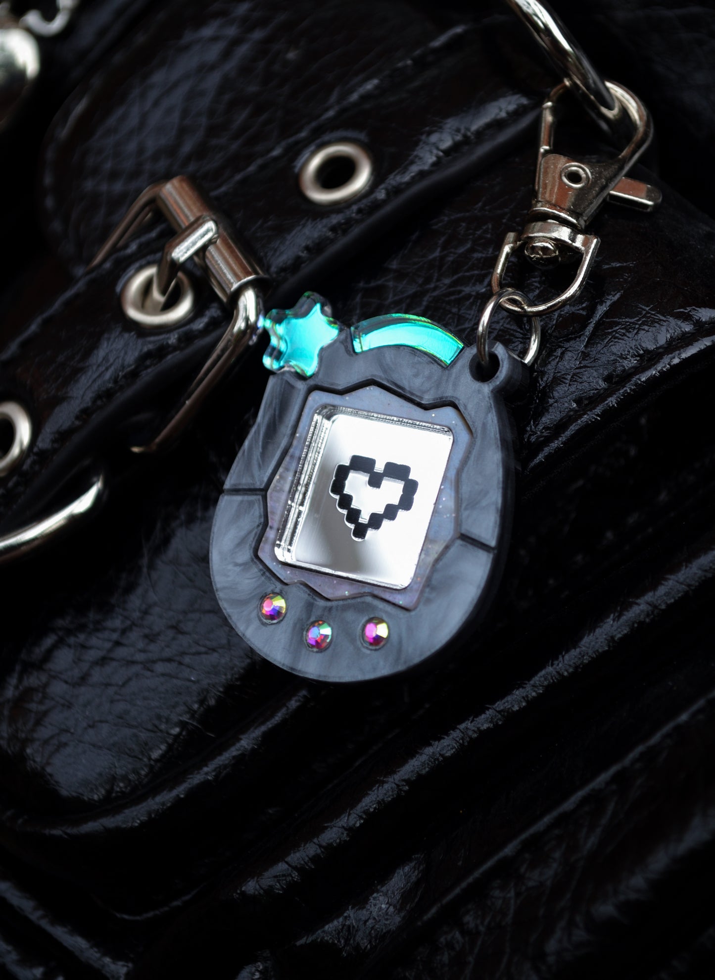 Grey Pocket Pal Keyring