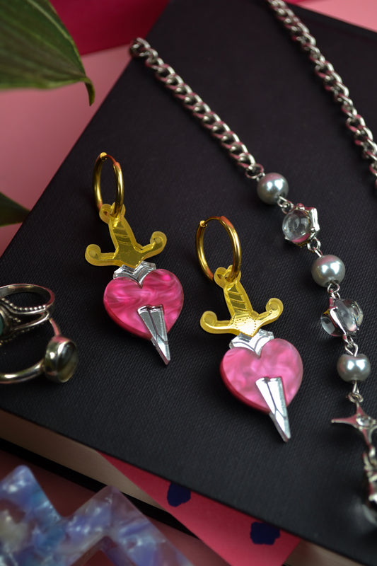 Pink Slayer (Gold Hoop)