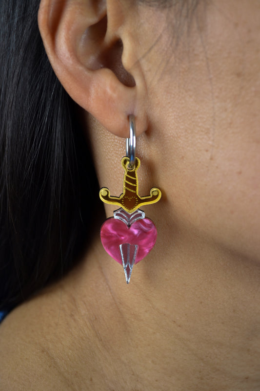Pink Slayer (Silver Hoop)