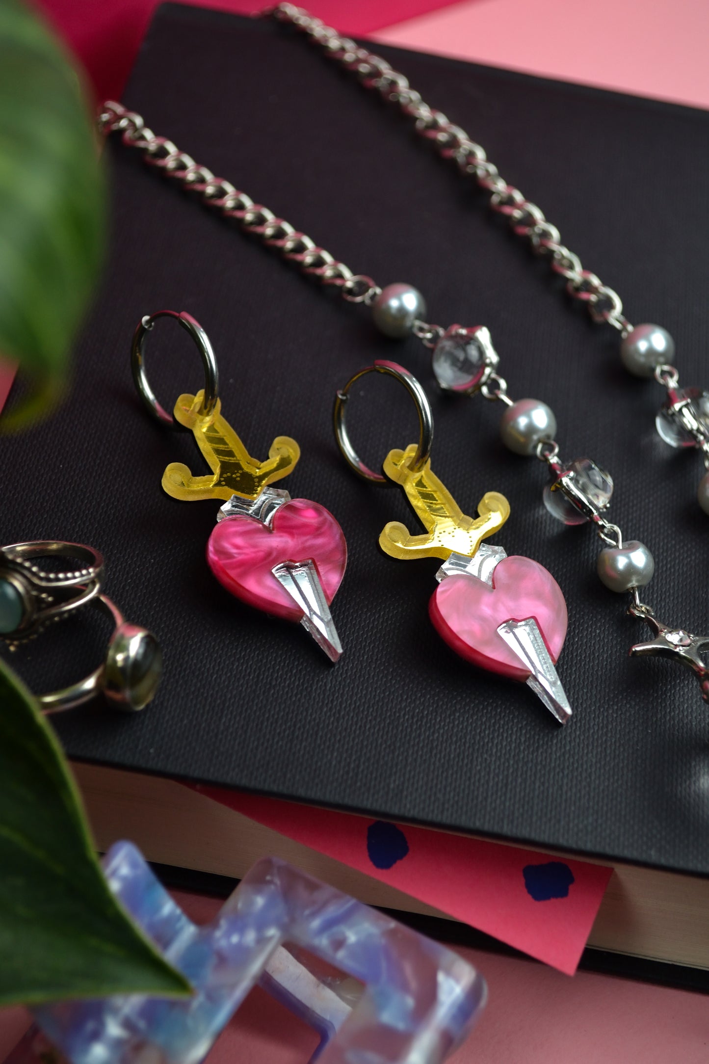 Pink Slayer (Silver Hoop)